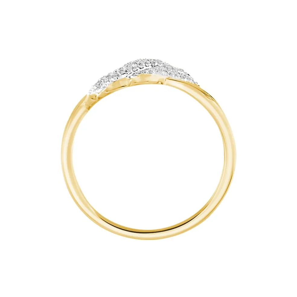 Bague Or Jaune Ricoria Diamants