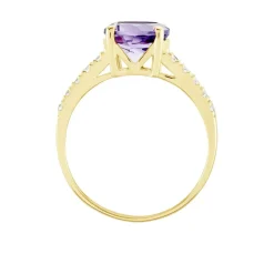 Bague Or Jaune Terese Améthyste