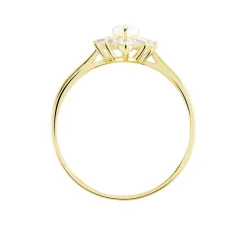Bague Or Jaune Vladimira Oxyde De Zirconium