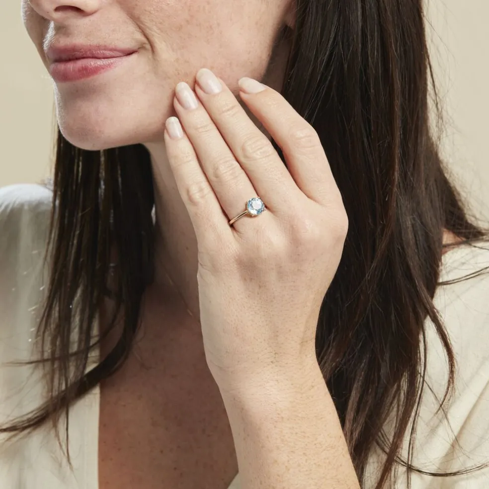 Bague Or Jaune Wilfreda Topaze