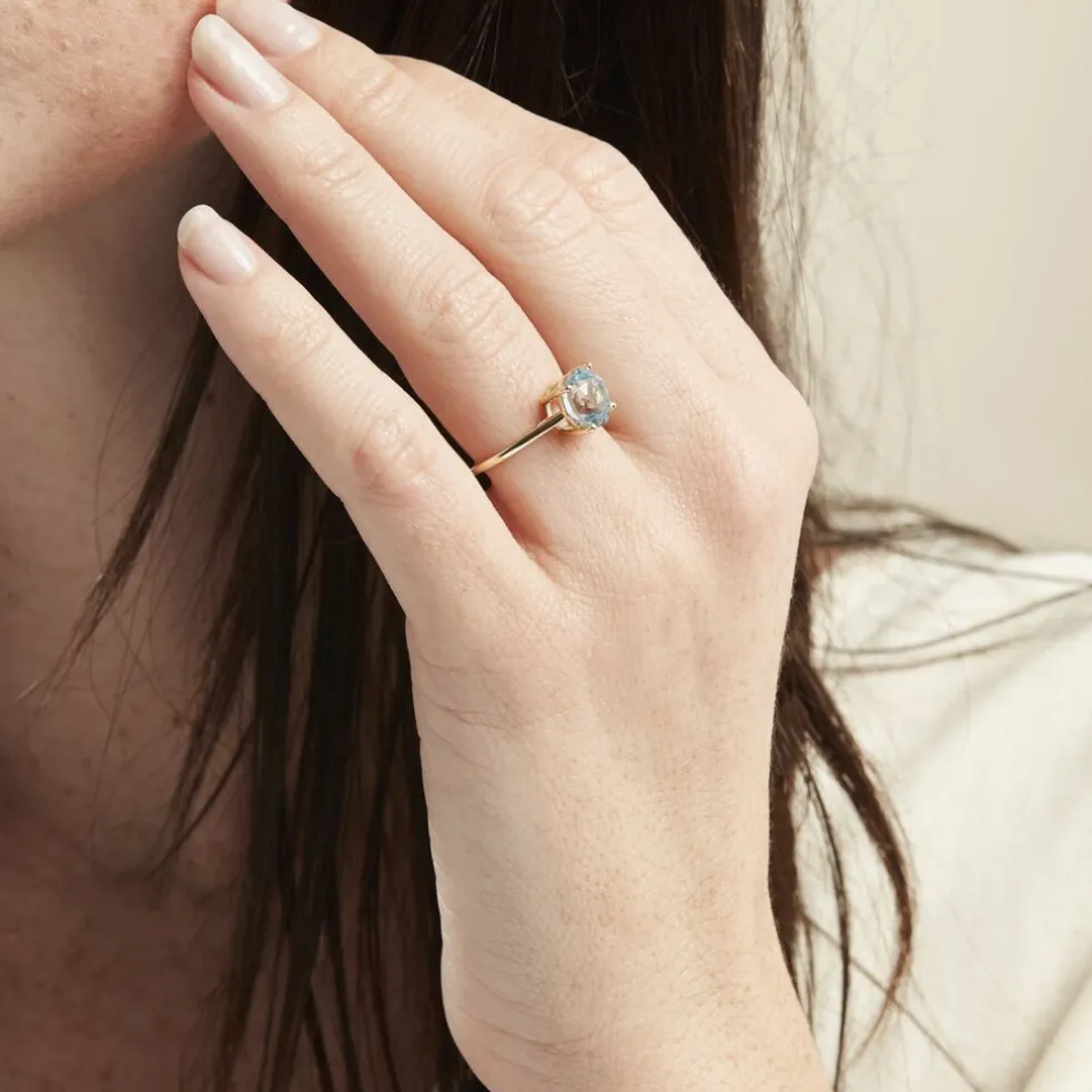 Bague Or Jaune Wilfreda Topaze