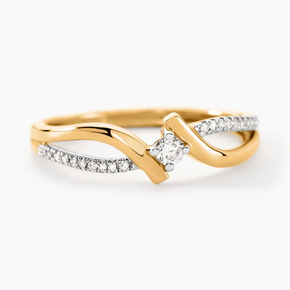 Bague Orianna Or Jaune Diamant