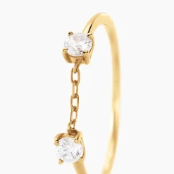 Bague Orion Or Jaune Oxyde De Zirconium