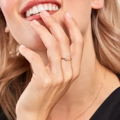 Bague Orion Or Jaune Oxyde De Zirconium