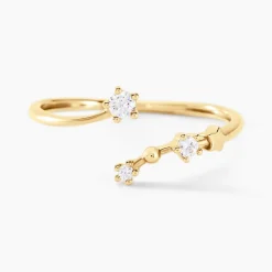 Bague Orion Or Jaune Oxyde De Zirconium