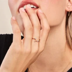 Bague Orion Or Jaune Oxyde De Zirconium