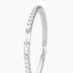 Bague Paoline Argent Blanc Oxyde De Zirconium