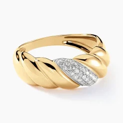 Bague Parker Or Jaune Diamant
