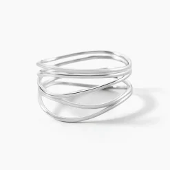 Bague Paros Argent Blanc