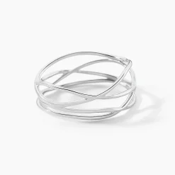 Bague Paros Argent Blanc