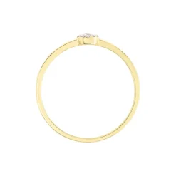 Bague Pear C Or Jaune Diamant