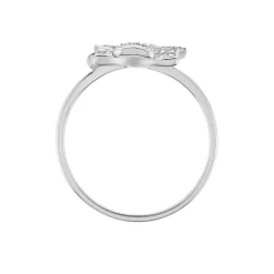 Bague Peppi Argent Blanc Oxyde De Zirconium