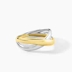 Bague Perfect Match Argent Bicolore