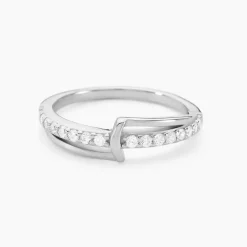 Bague Pernilla Argent Blanc Oxyde De Zirconium