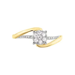 Bague Petunia Or Jaune Diamant