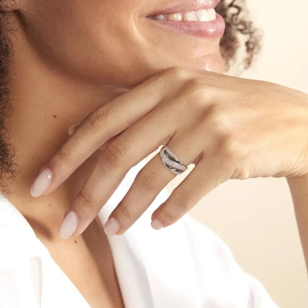 Bague Phaedra Or Blanc Diamant