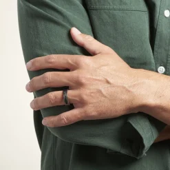 Bague Phebus Him Cosme Acier Noir