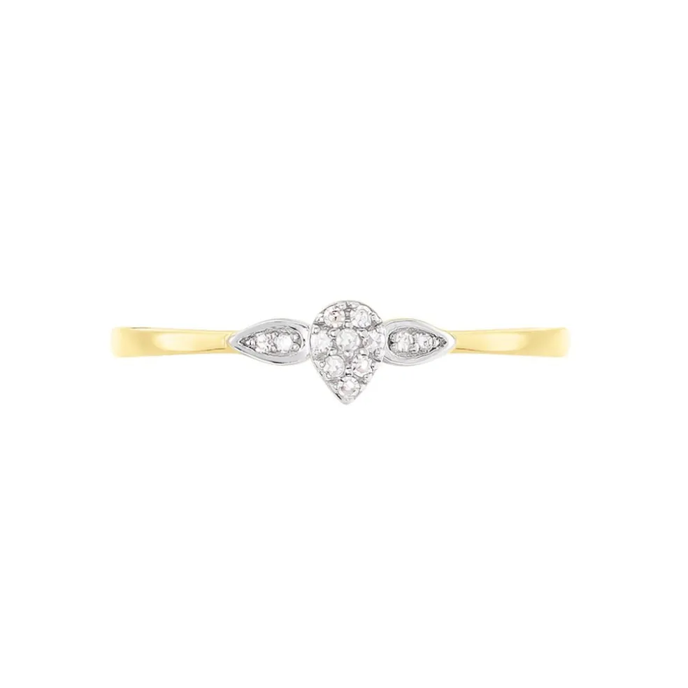 Bague Piers Or Jaune Diamant
