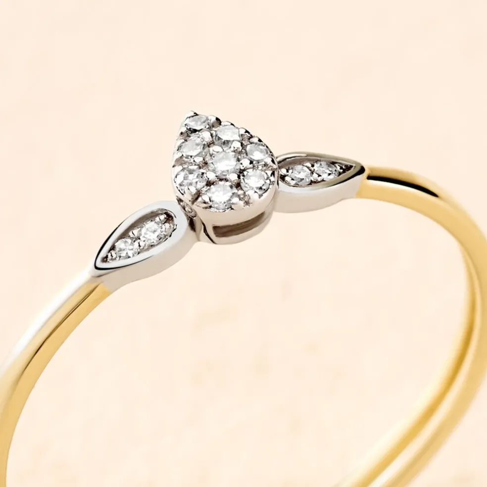 Bague Piers Or Jaune Diamant