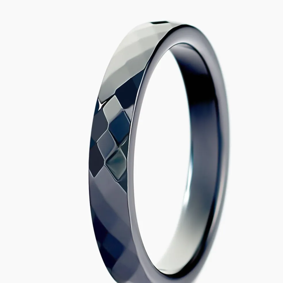 Bague Pilar Petite Ceramique Noir Céramique