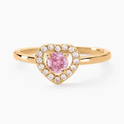 Bague Plaqué Or Jaune Alais Oxyde De Zirconium