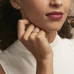 Bague Plaqué Or Jaune Alais Oxyde De Zirconium