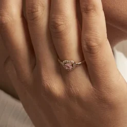 Bague Plaqué Or Jaune Alais Oxyde De Zirconium