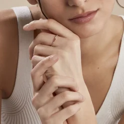 Bague Plaqué Or Jaune Calvin Oxyde De Zirconium