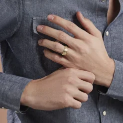 Bague Plaqué Or Jaune Hugh