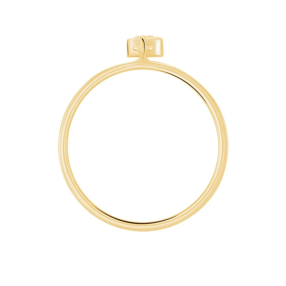 Bague Plaqué Or Jaune Lynnha Oxyde De Zirconium