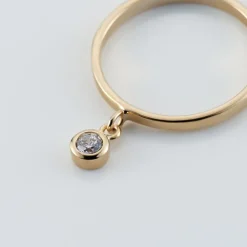 Bague Plaqué Or Jaune Lynnha Oxyde De Zirconium