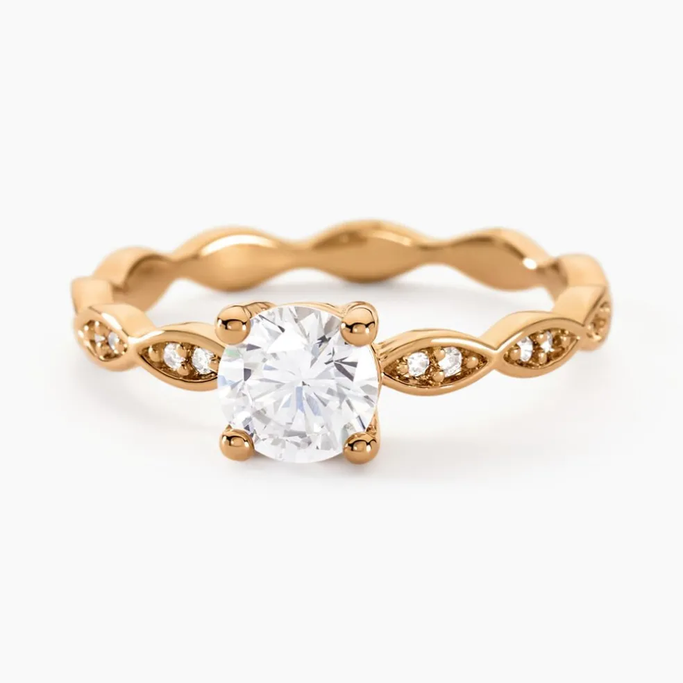 Bague Plaqué Or Kurt Oxydes De Zirconium