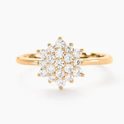 Bague Plaqué Or Sadoth Oxyde De Zirconium