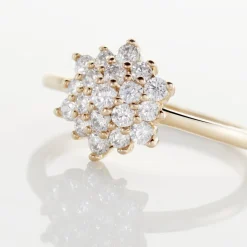 Bague Plaqué Or Sadoth Oxyde De Zirconium