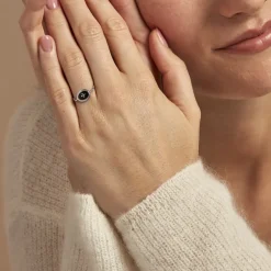 Bague Polka Argent Blanc