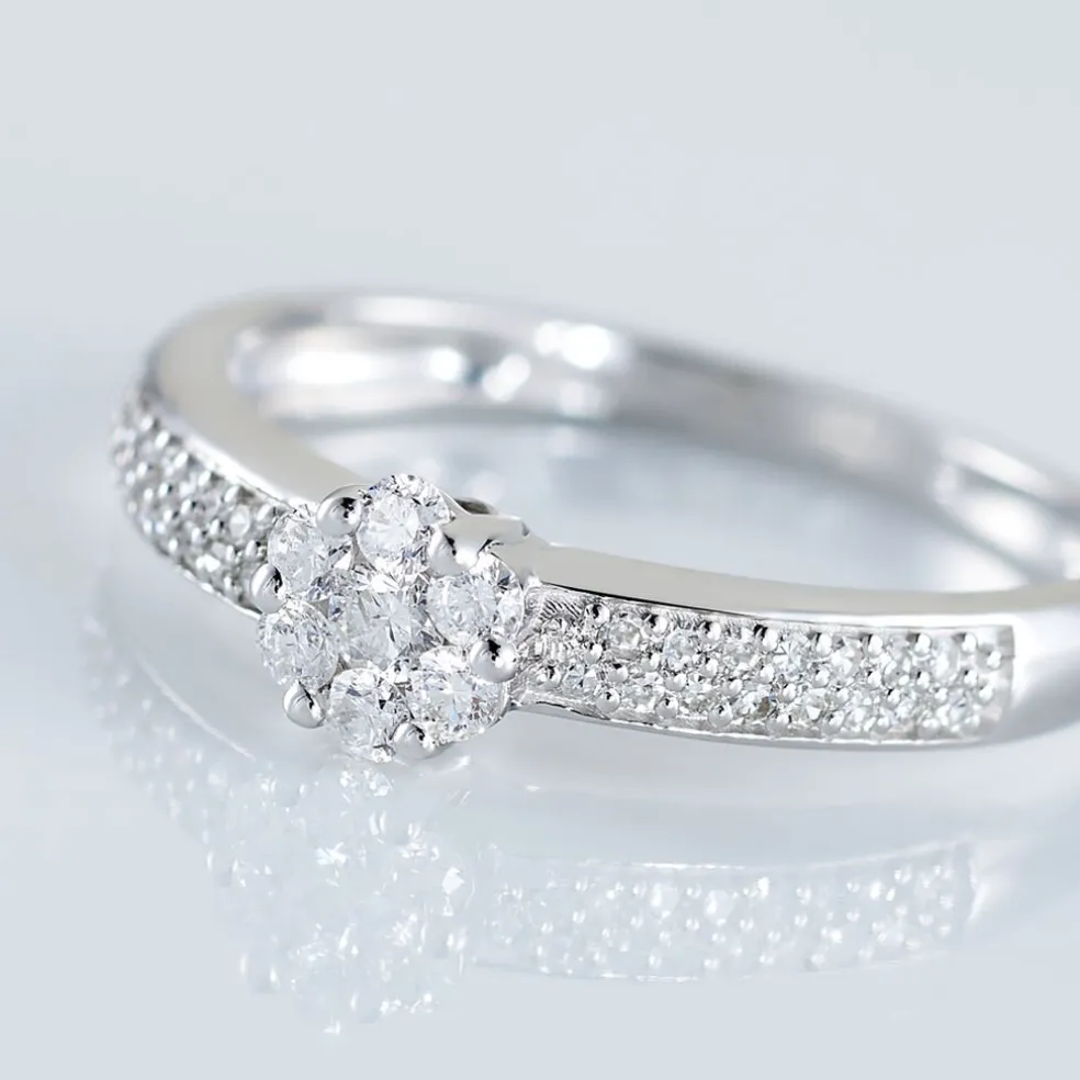 Bague Praya Or Blanc Diamant
