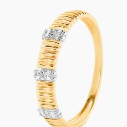 Bague Precious Line Or Jaune Diamant
