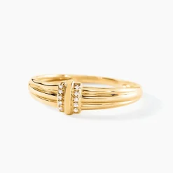 Bague Precious Line Or Jaune Diamant