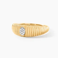 Bague Precious Line Or Jaune Diamant