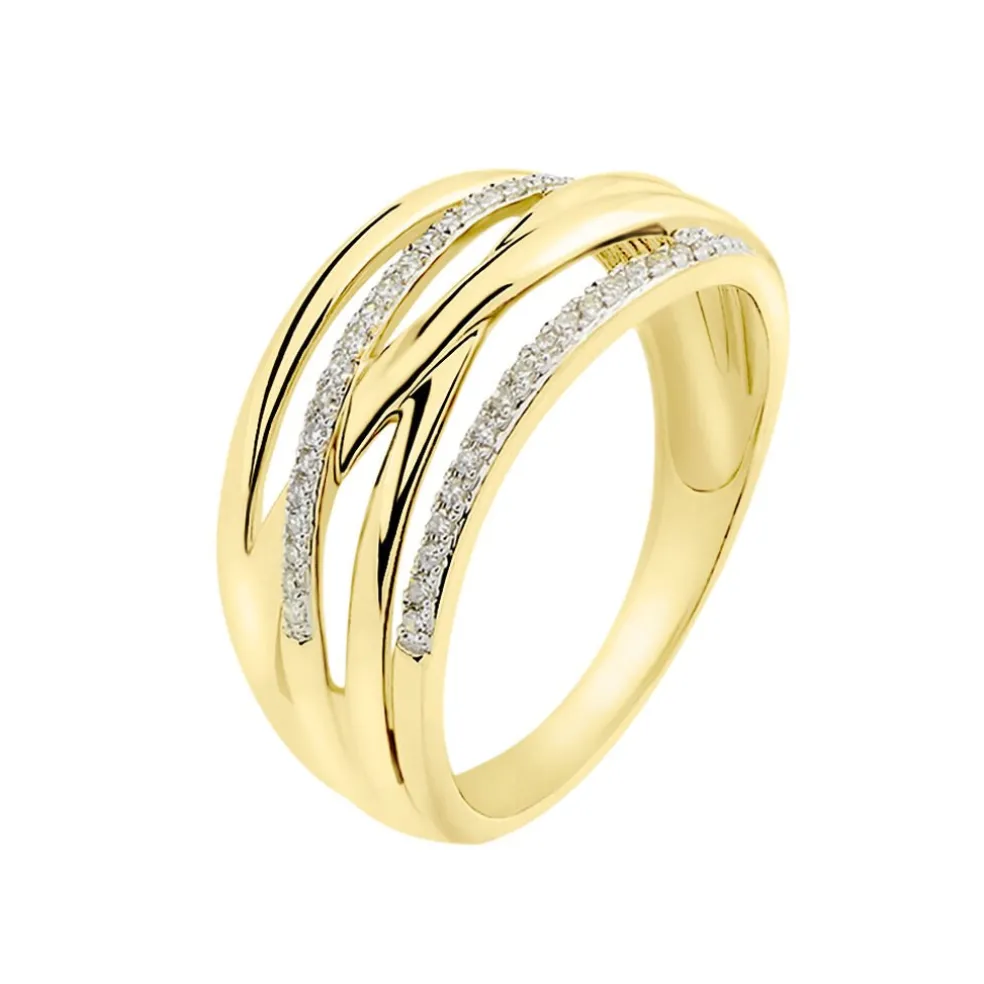 Bague Presilia Or Jaune Diamant