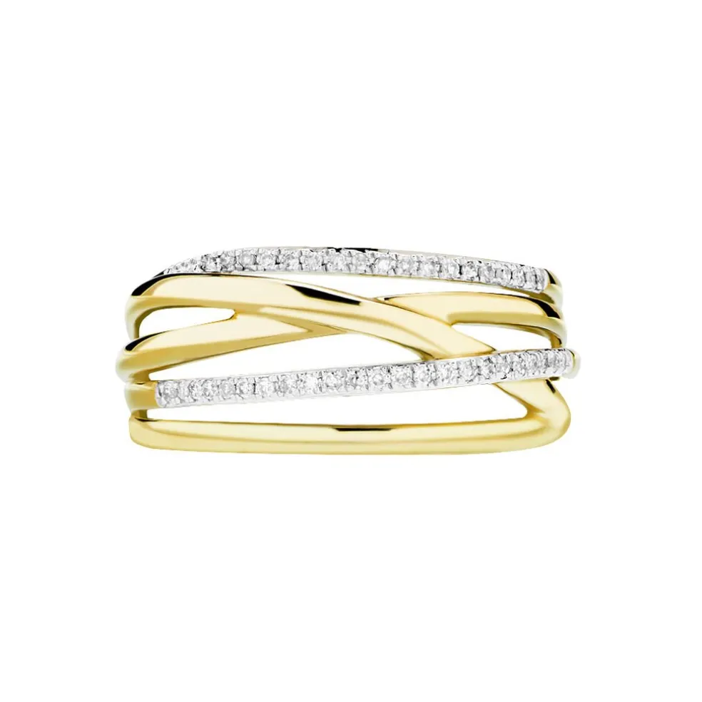 Bague Presilia Or Jaune Diamant