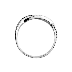 Bague Prudentia Argent Blanc Oxyde De Zirconium