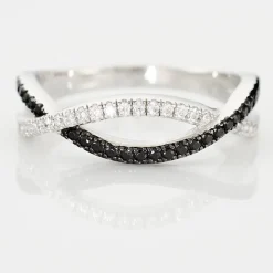 Bague Prudentia Argent Blanc Oxyde De Zirconium