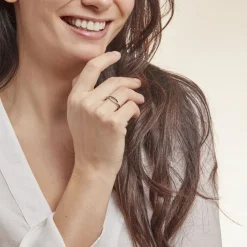 Bague Prudentia Argent Blanc Oxyde De Zirconium