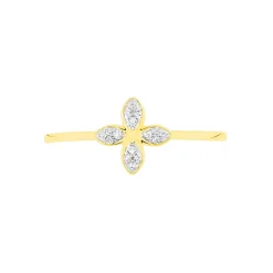 Bague Raskia Or Jaune Diamant