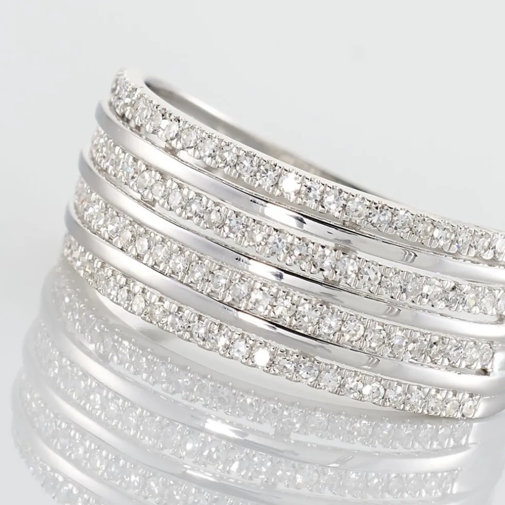 Bague Rayanna Or Blanc Diamant