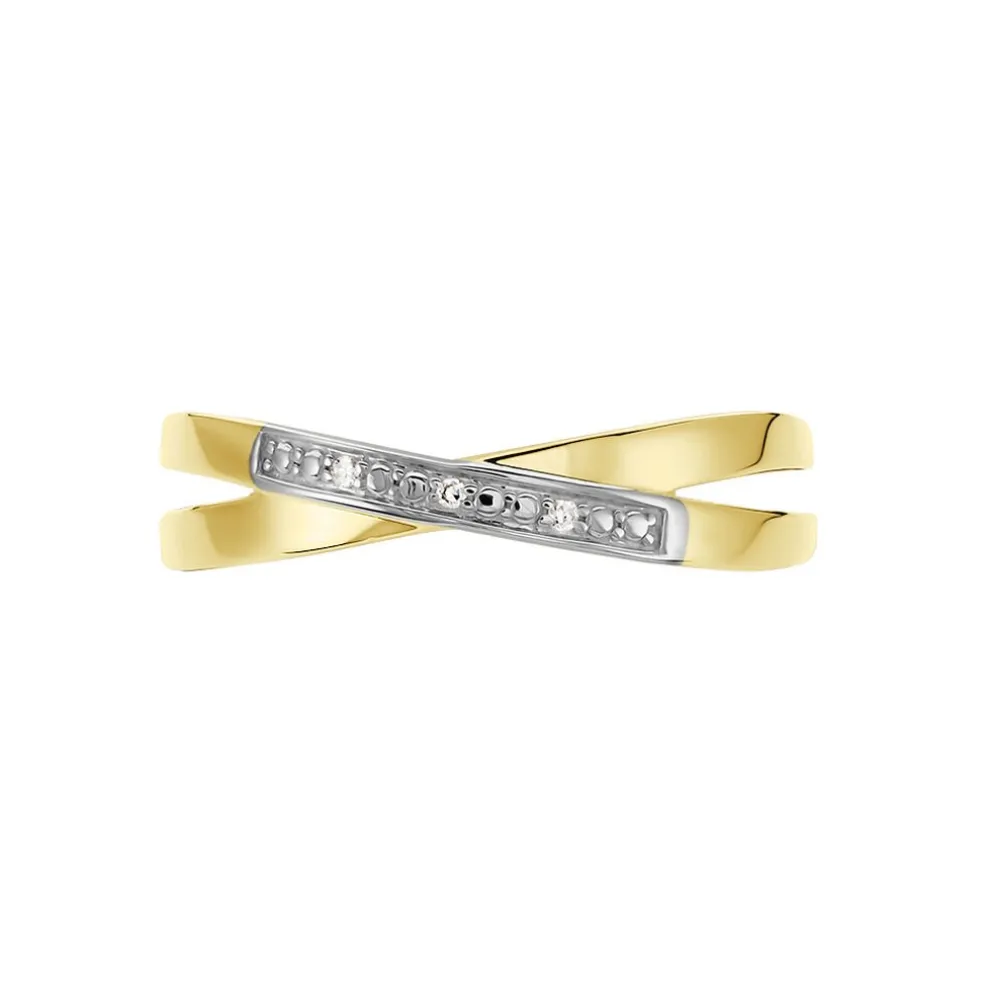 Bague Renda Or Jaune Diamant