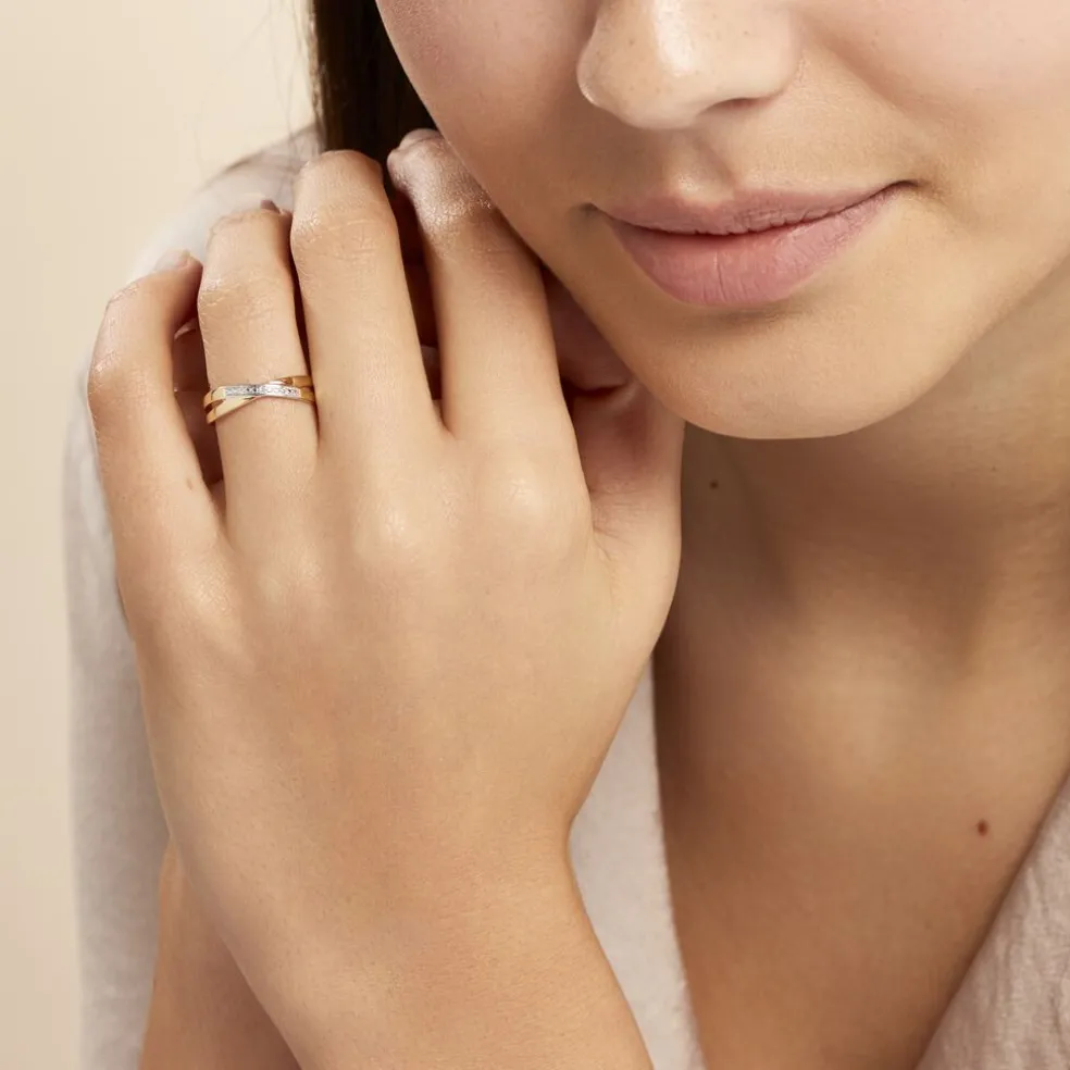 Bague Renda Or Jaune Diamant
