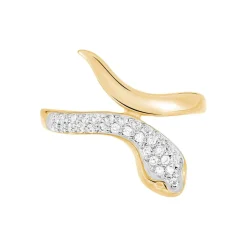 Bague Reyyanae Plaqué Or Jaune Oxyde De Zirconium