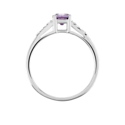 Bague Rio Argent Blanc Oxyde De Zirconium